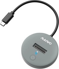 MAIWO M.2 NVMe SATA SSD to USB C Adapter Reader, NVMe+SATA C, Grey