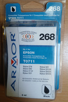 Armor 268, Tintenpatrone Schwarz, Kompatibel Zu Epson T0711