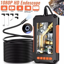 LCD Endoscope 1080P HD Industrial Borescope 4.3inch 8mm Inspection Snake Camera