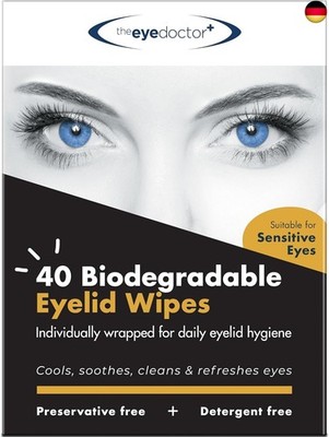 The Eye Doctor Augenlidtücher - 40x Einweg-Augenlidtücher - Geeignet für em