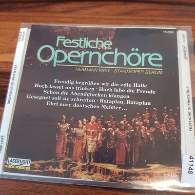 HERMANN PREY festliche opernchöre VG+/EX (CD Album, Klassik, Laserlight Digital)