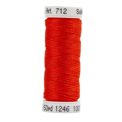 Sulky Cotton Petites Thread 12wt 50yd-Orange Flame - 5A003385-1H4ND