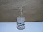 Vintage Swanson's Dairy 32oz Quart Milk Jug Glass Bottle