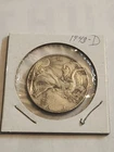 1943-D Walking Liberty Half Dollar, 90% Silver, Circulated