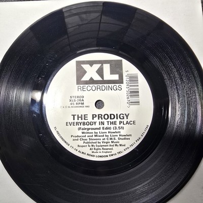 The Prodigy  -  Everybody in the Place / G Force  -  7'' vinyl Single XLS-26