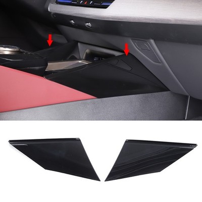 Glanz Schwarz Mittelkonsole Side Abdeckung passend für BMW 5er G60 530i 2024+