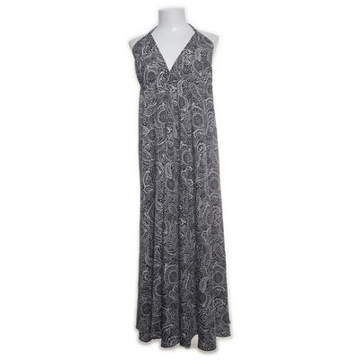 D'antunes, Maxikleid, Größe: M, Schwarz/Weiß/Mehrfarbig, Polyester/Seide #dg2