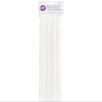 Wilton Plastic Dowel Rods 4/Pkg-12.5''