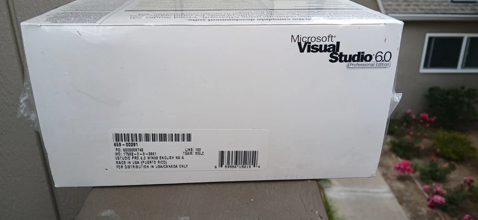 NEW Sealed Microsoft Visual Studio 6.0 Professional Edition.  659-00391 - Image 4 of 4