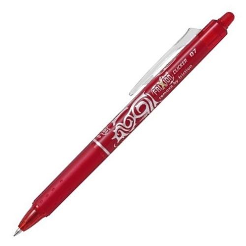 Pilot Frixion CLICKER 0.7 RT TATTOO Erasable Gel Rollerball Pen - ALL Colours - Afbeelding 2 van 21