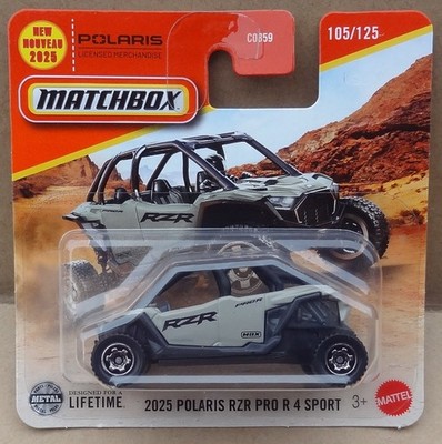 Matchbox 2025 - 2025 Polaris RZR Pro R 4 Sport - Debut Release NEW CASTING