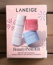 LANEIGE Sephora Beauty Insider Set- Water Bank, Lip Sleeping Mask Toner NEW