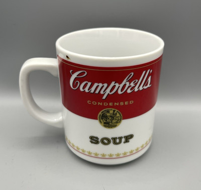 Vintage Campbell's Condensed Soup Coffee Mug Cup Genuine Corning Porcelain 1981