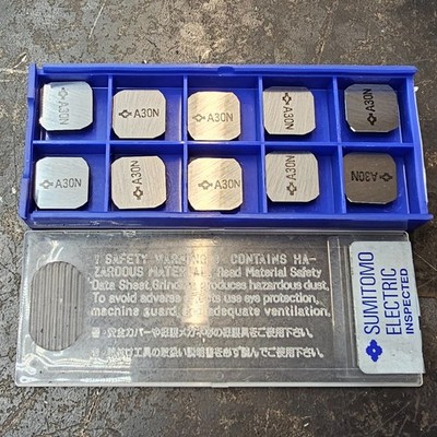 Qty 10 Sumitomo SDC42TR SDC 42 TR HTA05906 A30N Grade Carbide Inserts
