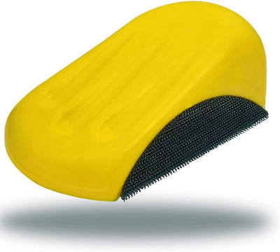 5 Inch Mouse Hand Sanding Pad Hook and Loop Sanding Block Hook Backing P