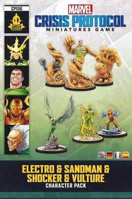 Marvel Crisis Protocol - Electro & Sandman & Shocker & Vulture DE/EN/ES/FR