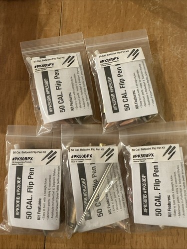 Pen Kit - 50 Cal Ballpoint Flip Pen kit - Pack Of 5