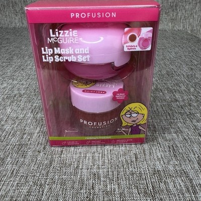 Y2K Lizzie McGuire Profusion Makeup Collection Lip Scrub & Lip Mask Set New