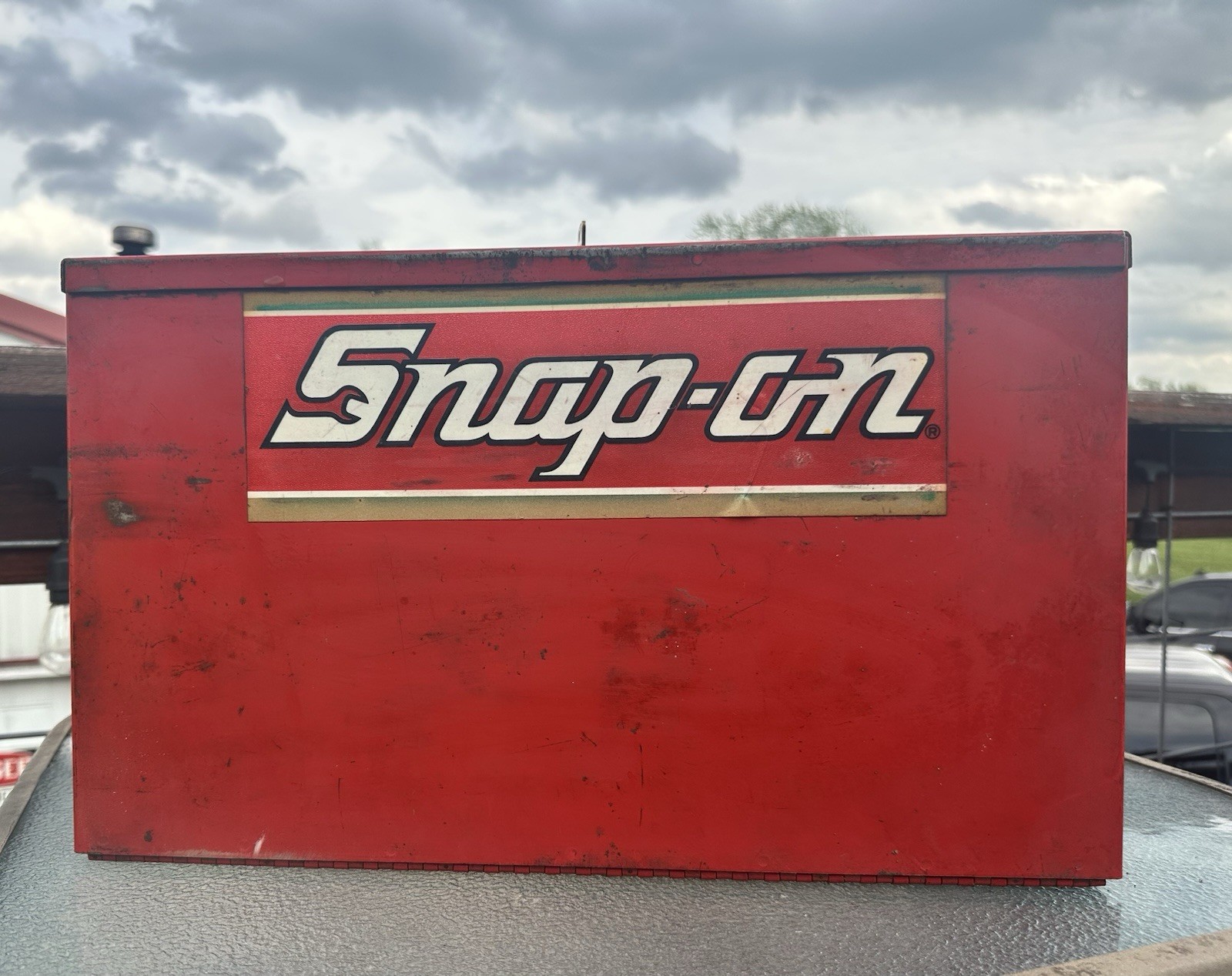 Vintage Snap-on KR295 Red End Cabinet Screwdriver & Pry Bar Tool Box RARE