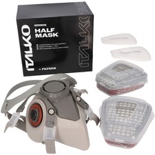 Atemschutz 6200 Halbmaske Gasmaske Staubmaske Lackiermaske mit Wechselfiltern