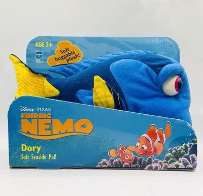 Disney Pixar Finding Nemo Movie DORY SOFT SEASIDE PAL Huggable Plush 2003 NIB