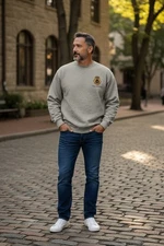 Harley Davidson men's firefighter gray sweatshirt long sleeve shirt [NEW]