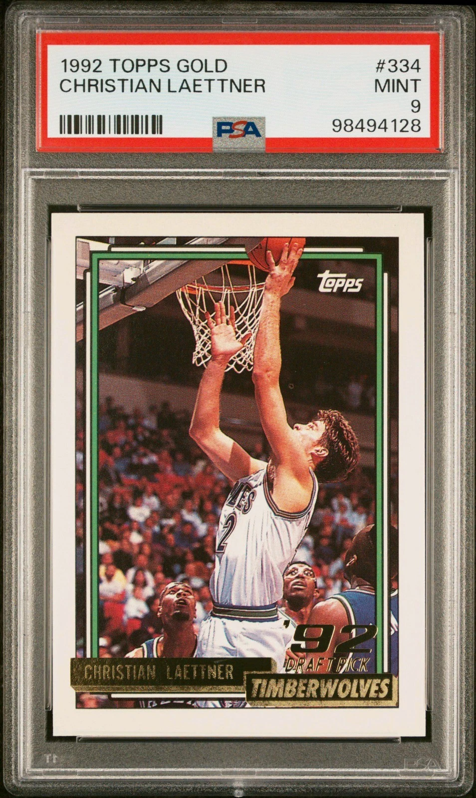 Christian Laettner trading card