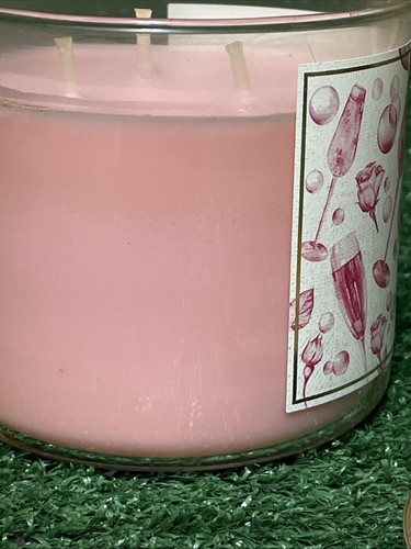 Bath & Body Works 3 stoppino candela profumata rosa frizzante 14,5 oz oli essenziali - Foto 5 di 6