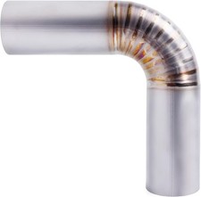 Simnliras 2.5 Inch 90 Degree Elbow Exhaust Pipe 7.87 Leg Length Titanium New Simnliras 2.5 Inch 90 Degree Elbow Exhaust Pipe 7.87 Leg Length Titanium New
