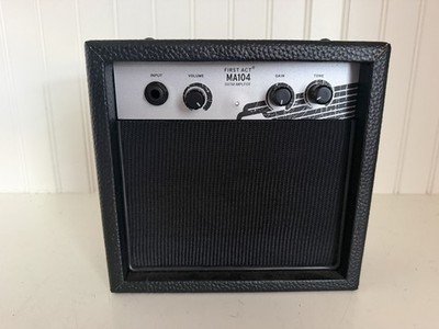 First Act MA104 Electric Guitar Practice Amp Mini  Portable Desktop w/ac supply