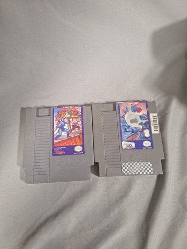 Mega Man 2 und Mega Man 3 - Nur Cartridge - Getestet & Funktioniert (Nintendo NES)