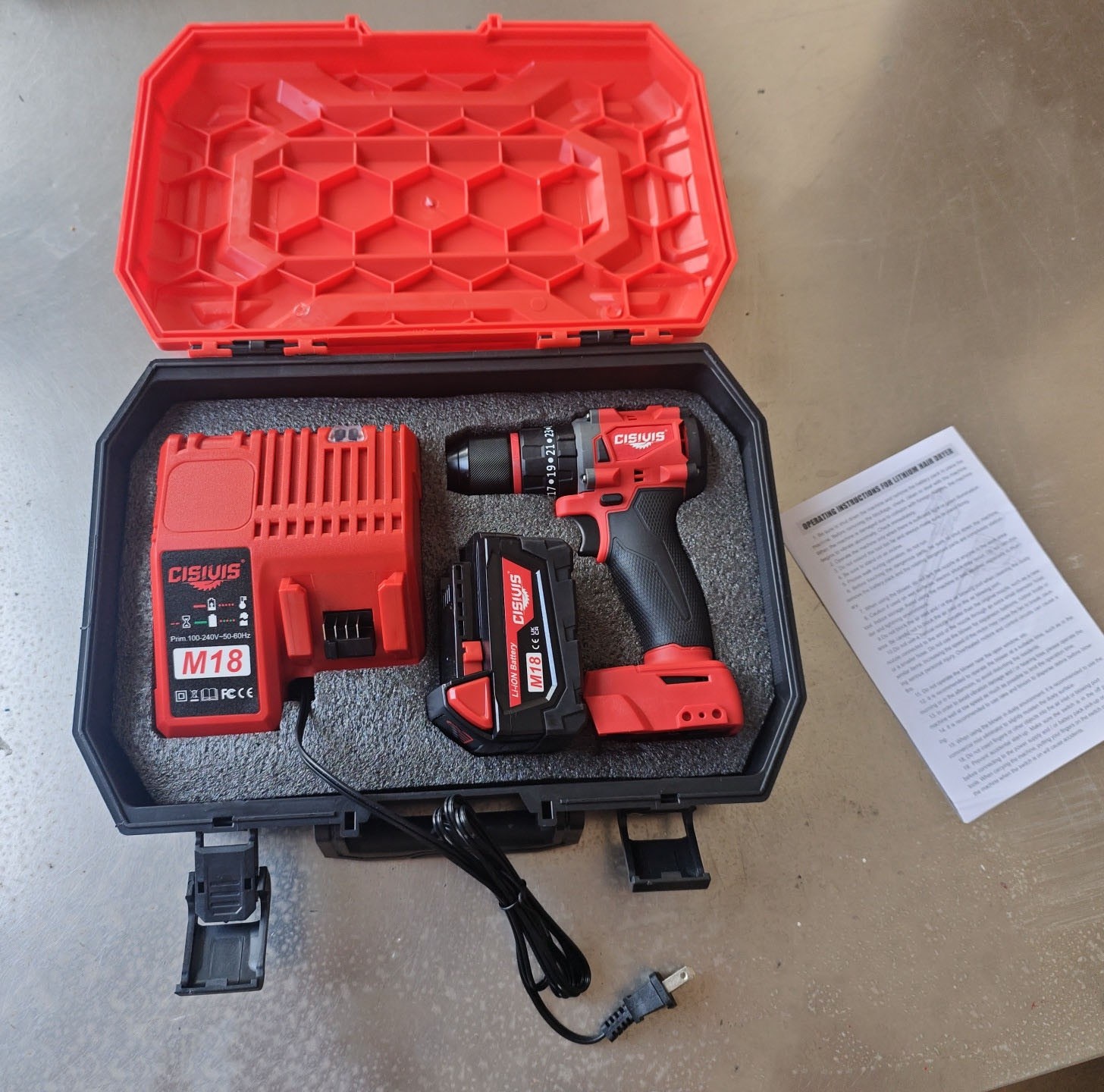 Driver Kit With Battery & Charger