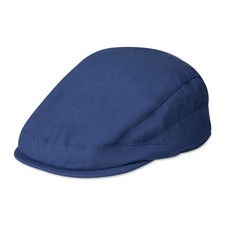 Haggar Men's Classic Newsboy Ivy Hat Cap Small-Medium Navy