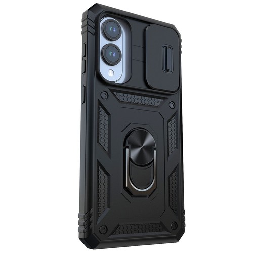 For Samsung Galaxy S25 Edge Case Rugged Ring Stand Cover /Clear Screen Protector - 第 28/68 張圖片