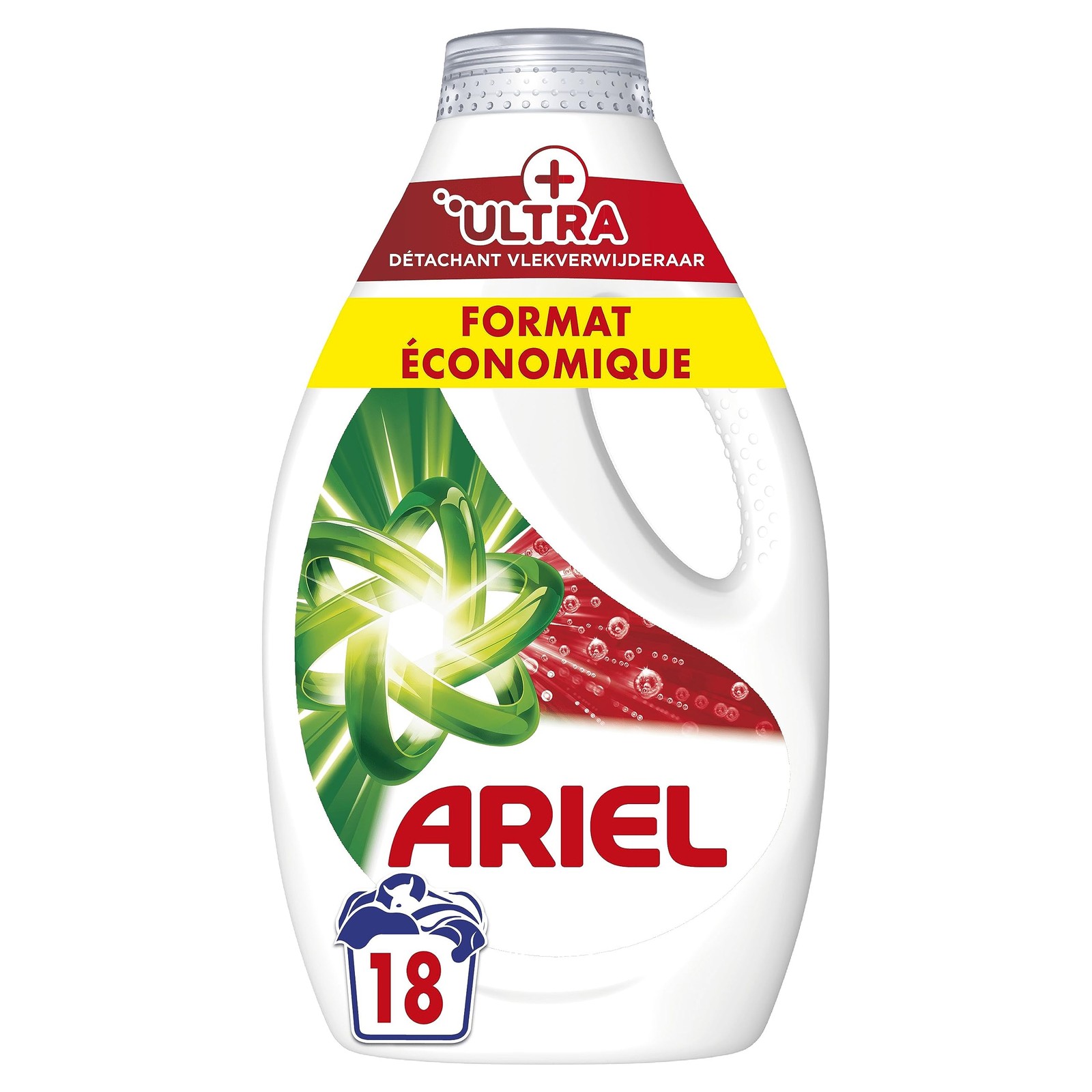Lessive liquide +ultra détachant : finies les taches tenaces sur vos vêtements pour 72 lavages