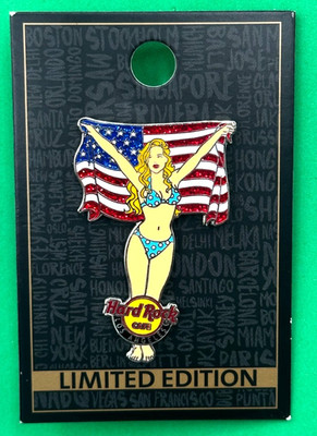 Hard Rock Cafe 2021 American Bikini Girl Los Angeles LE 200 (B)
