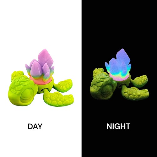 Luminous Turtle Mobile Toy Lights up at Night 3D Printing Turtle Kids Toy - Picture 10 of 14