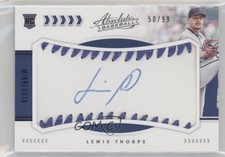 2020 Panini Absolute Blue 50/99 Lewis Thorpe #162 Auto 0xi8