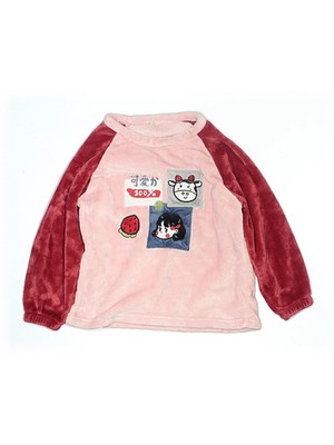 Unbranded Girls Pink Sweatshirt 130 cm