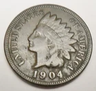 1904 P Indian Head Cent Penny  *F DETAILS - FINE DETAILS*  **FREE SHIPPING**