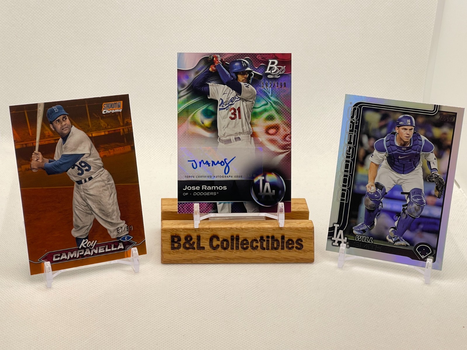 Los Angeles Dodgers - 3-Card Hit Lot - #/199 Auto, #/99 Orange, +1  - Ships Free