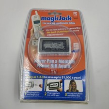 MagicJack A921 USB Phone Jack 2008 Local  Long Distance Factory Sealed