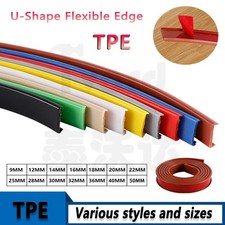 5M U-Shape Furniture Edge Banding Self Adhesive TPE Flexible Edge Trim Strip
