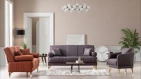 Stilvolles 3+3+1 Sitzer Sofa Set Mit Modernem Design FüR Elegantes Wohnen