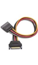 Image of Cable Matters 3-Pack 15 Pin SATA Power Extension Cable 20cm