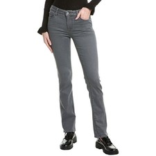 Paige Slim Straight Leg Skyline LIghtweight Jeans Washed Gray Size: 28