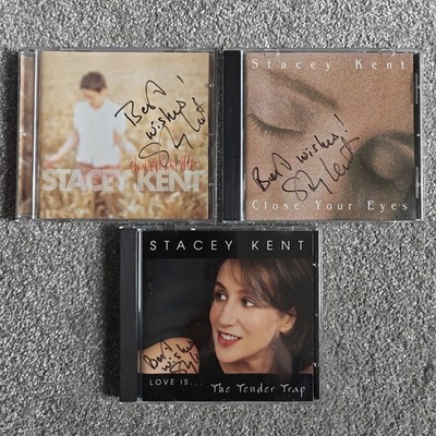 Job Lot - 3x Stacey Kent CD's - Dreamsville/Close Your Eyes/Tender Trap - SIGNED