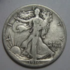 1916-D Liberty Walking Silver Half Dollar  - See Pics - No Reserve!