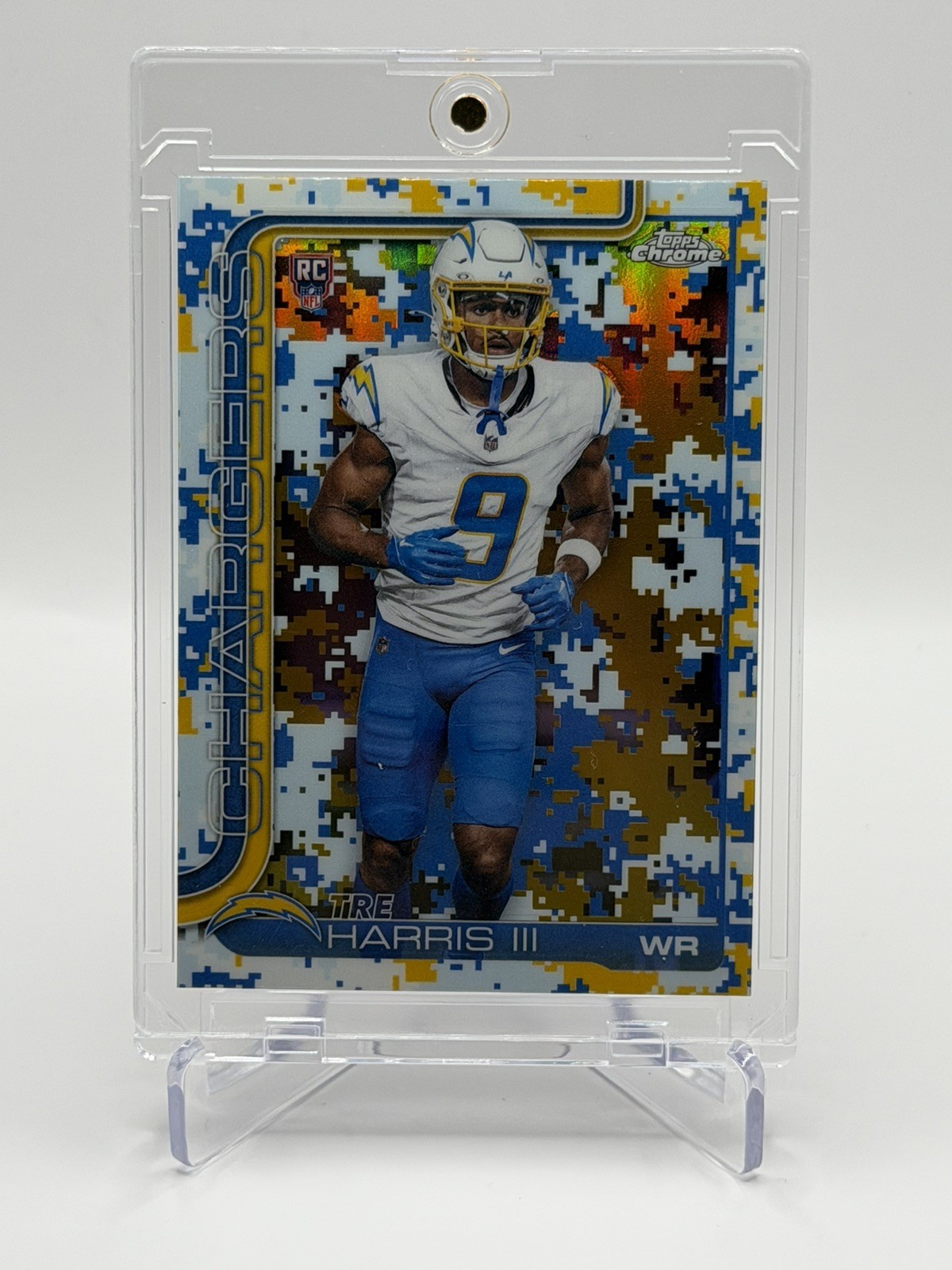 2025 Topps Chrome Team Camo TRE HARRIS III RC
