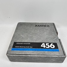 AMPEX 2 INCH 456 Grand Master Precision Magnetic Tape and Reel 10.5
